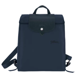 Longchamp Le Pliage Green Backpack Navy - Recycled Canvas