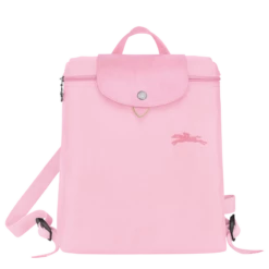 Longchamp Le Pliage Green Backpack Pink - Recycled Canvas