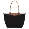 Longchamp Le Pliage Original L Tote Bag Black - Recycled Canvas