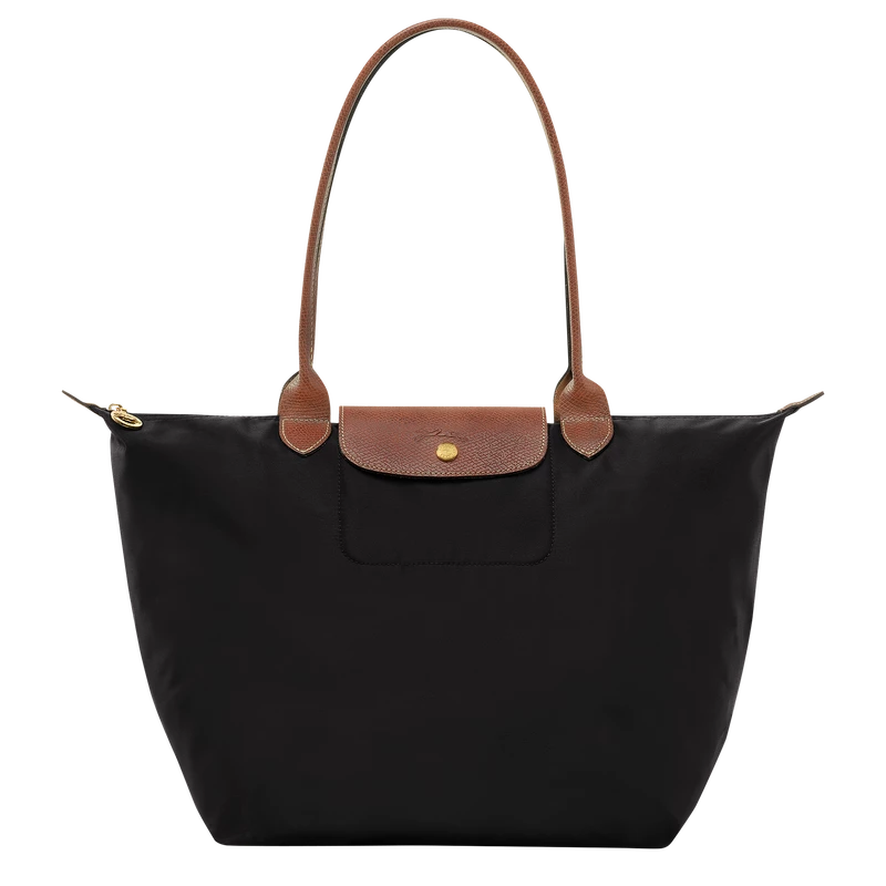 Longchamp Le Pliage Original L Tote Bag Black - Recycled Canvas
