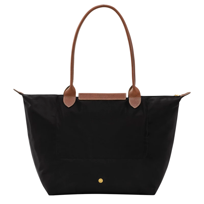 Longchamp Le Pliage Original L Tote Bag Black - Recycled Canvas - Image 4