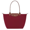 Longchamp Le Pliage Original L Tote Bag Red - Recycled Canvas