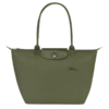 Longchamp Le Pliage Green L Tote Bag Forest - Recycled Canvas