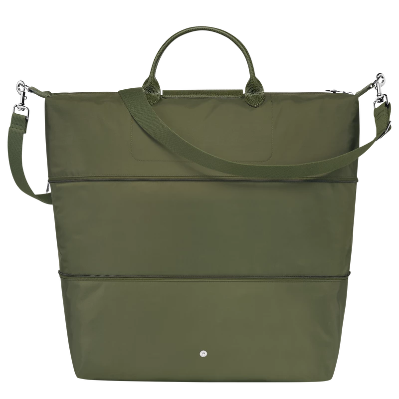 Longchamp Le Pliage Green Travel Bag Expandable Forest - Recycled Canvas - Image 4