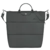Longchamp Le Pliage Green Travel Bag Expandable Graphite - Recycled Canvas