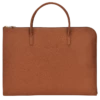 Longchamp Le Foulonné S Briefcase Caramel - Leather