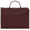 Longchamp Le Foulonné Briefcase Plum - Leather