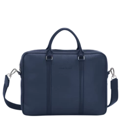 Longchamp Le Foulonné XS Briefcase Navy - Leather