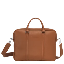 Longchamp Le Foulonné XS Briefcase Caramel - Leather