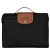 Longchamp Le Pliage Original S Briefcase Black - Recycled Canvas