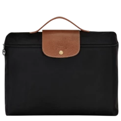 Longchamp Le Pliage Original S Briefcase Black - Recycled Canvas