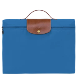Longchamp Le Pliage Original S Briefcase Cobalt - Recycled Canvas
