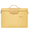 Longchamp Le Pliage Green S Briefcase Wheat - Recycled Canvas
