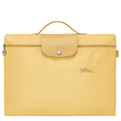 Longchamp Le Pliage Green S Briefcase Wheat - Recycled Canvas