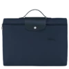 Longchamp Le Pliage Green S Briefcase Navy - Recycled Canvas