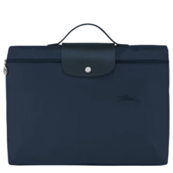 Longchamp Le Pliage Green S Briefcase Navy - Recycled Canvas