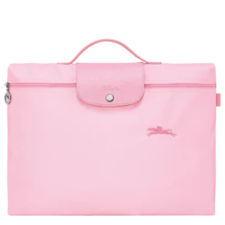 Longchamp Le Pliage Green S Briefcase Pink - Recycled Canvas