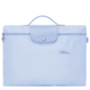 Longchamp Le Pliage Green S Briefcase Sky Blue - Recycled Canvas