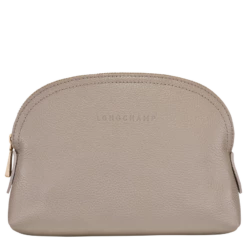 Longchamp Le Foulonné Pouch Turtledove - Leather