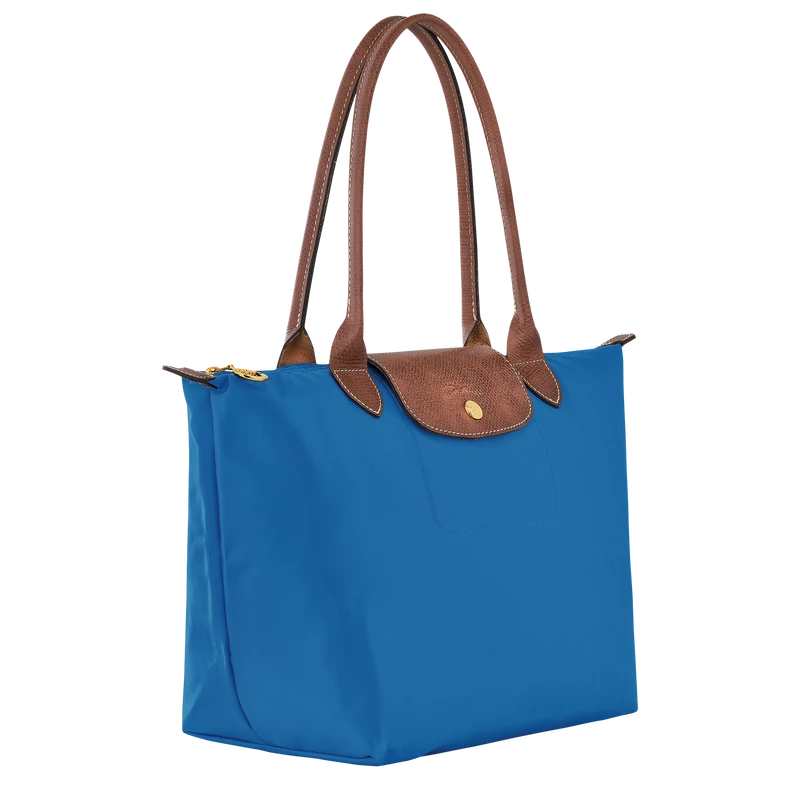 Longchamp Le Pliage Original M Tote Bag Cobalt - Recycled Canvas - Image 3