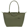 Longchamp Le Pliage Green M Tote Bag Forest - Recycled Canvas