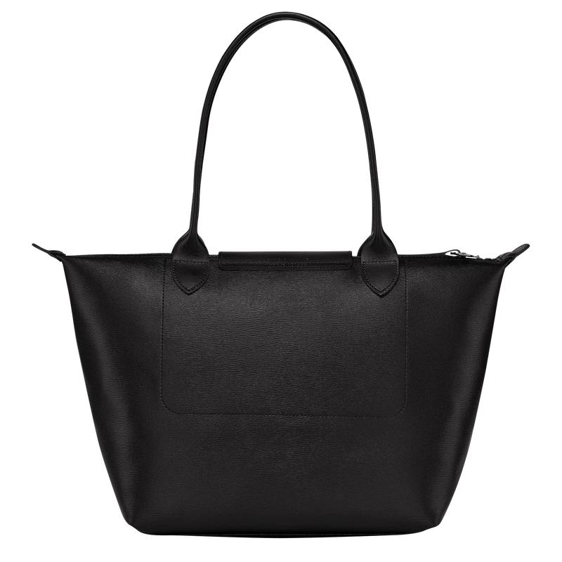 Longchamp Le Pliage City M Tote Bag Black - Canvas - Image 4
