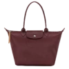 Longchamp Le Pliage City M Tote Bag Plum - Canvas