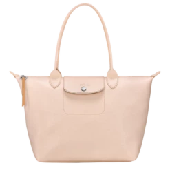 Longchamp Le Pliage City M Tote Bag Nude - Canvas