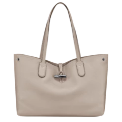 Longchamp Roseau Essential L Tote Bag Clay - Leather