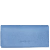Longchamp Le Foulonné Continental Wallet Cloud Blue - Leather