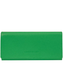 Longchamp Le Foulonné Continental Wallet Lawn - Leather
