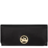 Longchamp Box-Trot Continental Wallet Black - Leather