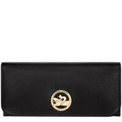 Longchamp Box-Trot Continental Wallet Black - Leather