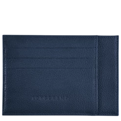 Longchamp Le Foulonné Card Holder Navy - Leather