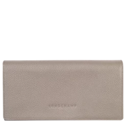 Longchamp Le Foulonné Continental Wallet Turtledove - Leather