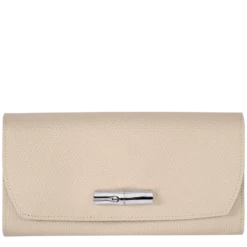 Longchamp Roseau Continental Wallet Paper - Leather