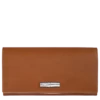 Longchamp Roseau Continental Wallet Cognac - Leather