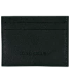 Longchamp Le Foulonné Cardholder Black - Leather