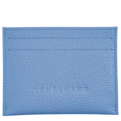 Longchamp Le Foulonné Cardholder Cloud Blue - Leather