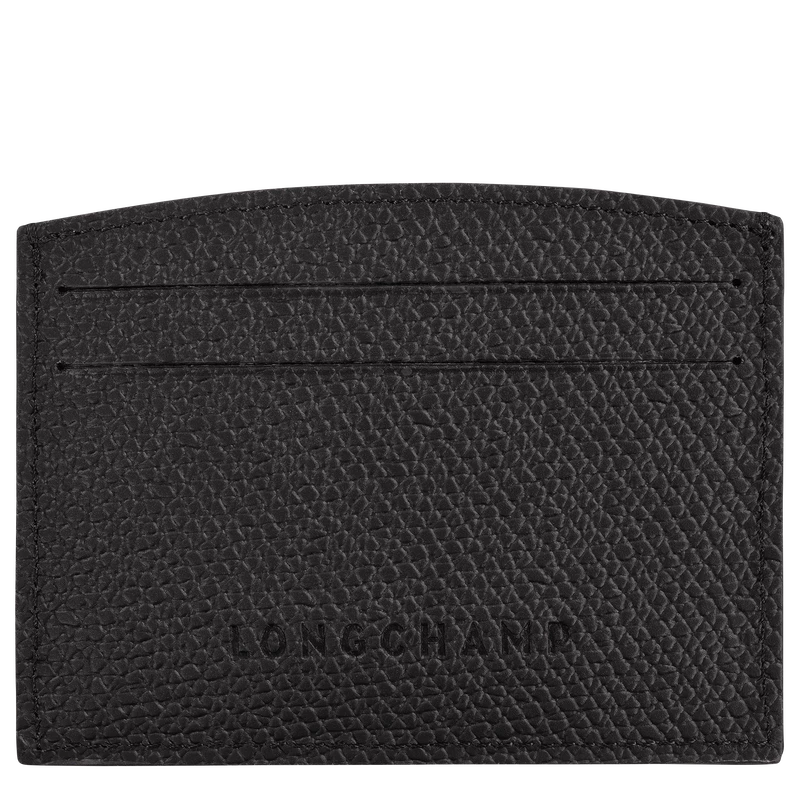 Longchamp Roseau Card Holder Black - Leather - Image 2