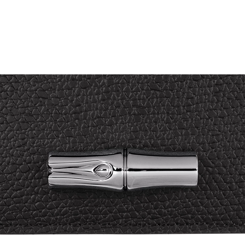 Longchamp Roseau Card Holder Black - Leather - Image 3