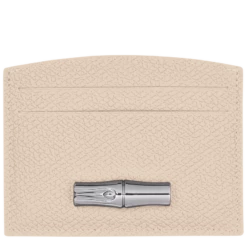 Longchamp Roseau Card Holder Paper - Leather