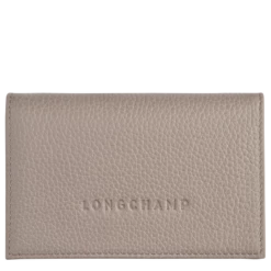 Longchamp Le Foulonné Card Holder Turtledove - Leather