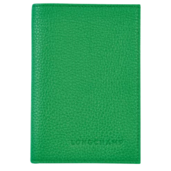 Longchamp Le Foulonné Passport Cover Lawn - Leather