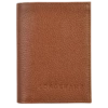 Longchamp Le Foulonné Card Holder Caramel - Leather