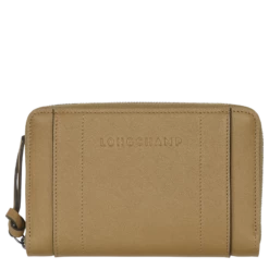Longchamp 3D Wallet Tobacco - Leather