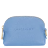 Longchamp Le Foulonné Coin Purse Cloud Blue - Leather