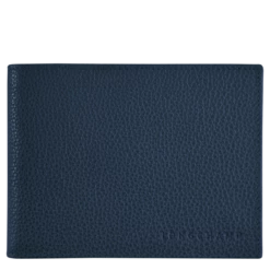Longchamp Le Foulonné Wallet Navy - Leather