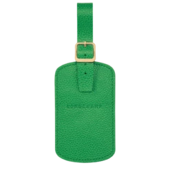 Longchamp Le Foulonné Luggage Tag Lawn - Leather