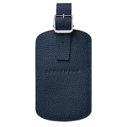 Longchamp Le Foulonné Luggage Tag Navy - Leather